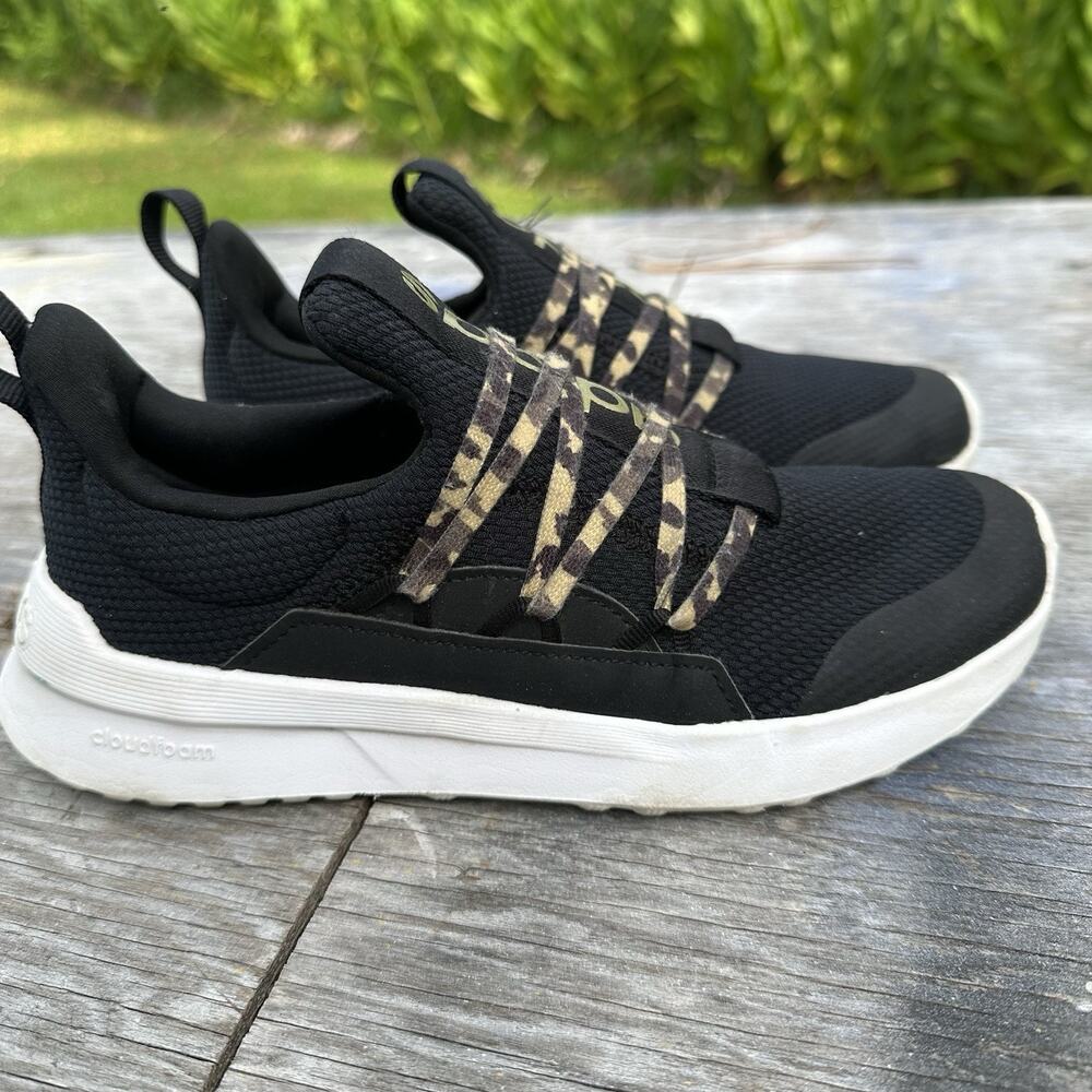 ADIDAS Boots Youth Size 3 PUREMOTION ADAPT 2.0 RUNNING SHOES BLACK CAMO 980